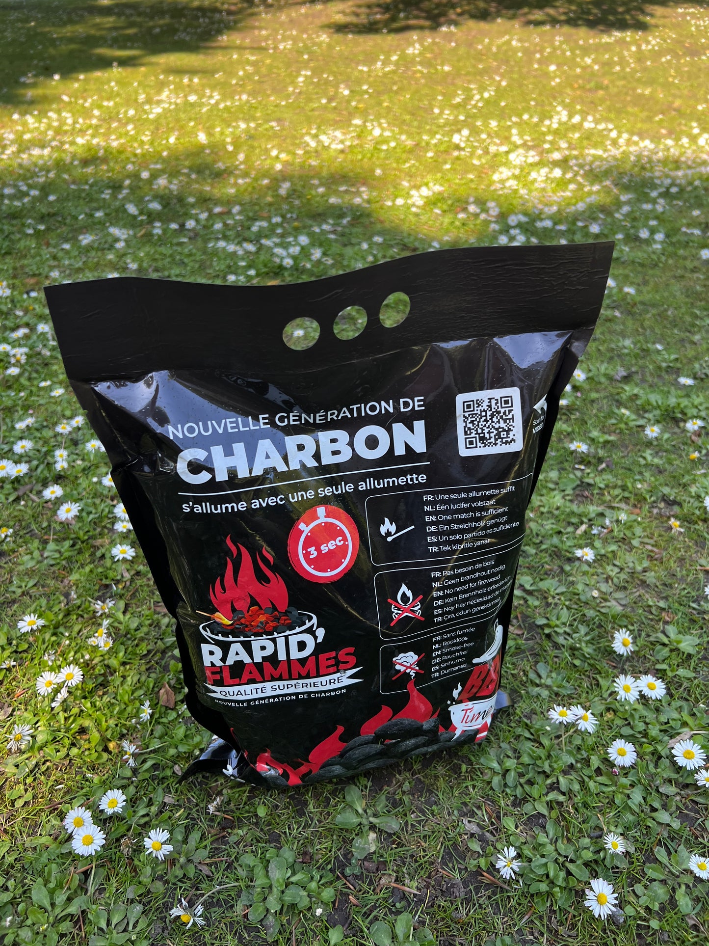 RAPID FLAMES Grillkohle