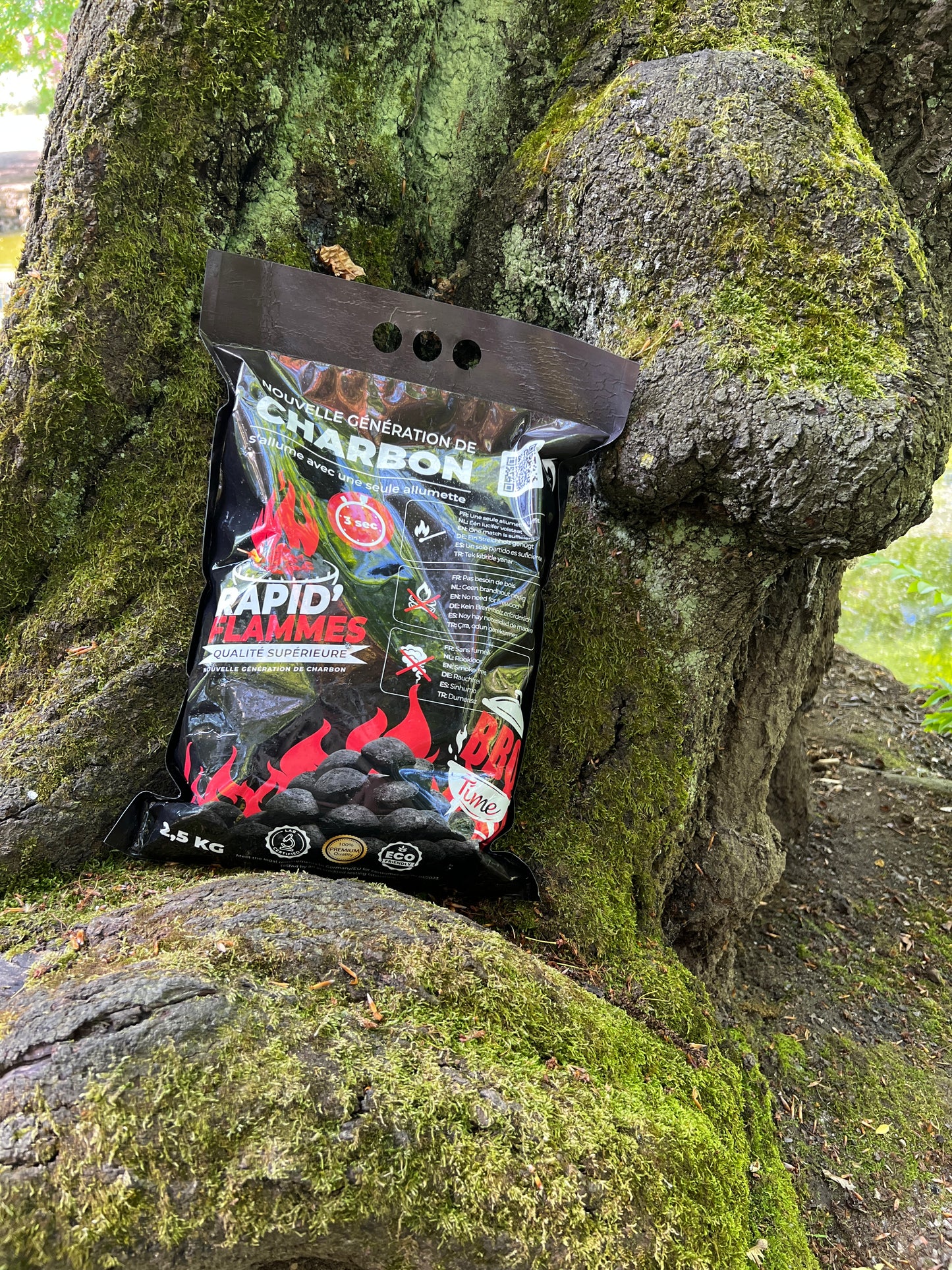 RAPID FLAMES Grillkohle