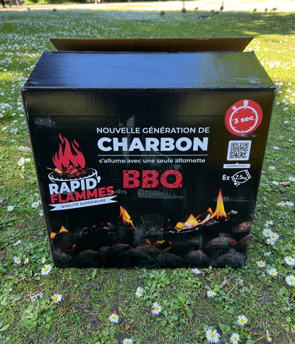 RAPID FLAMES Grillkohle
